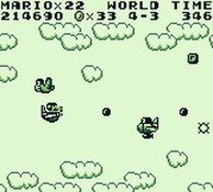 une photo d'Ã©cran de Super Mario Land sur Nintendo Game Boy